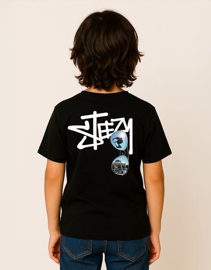 Shred Academy Steezy Coaches Youth Graphic T-Shirt Black