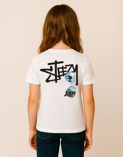 Shred Academy Steezy Coaches Youth Graphic T-Shirt White