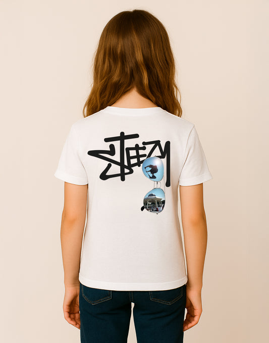 Shred Academy Steezy Coaches Youth Graphic T-Shirt White