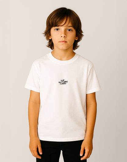 Sylvshredz Edition Steezy Youth Graphic T-Shirt White